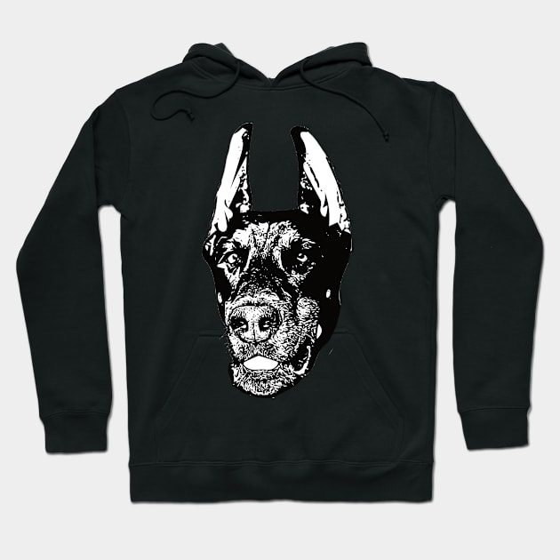 Doberman Pinscher - Dobermann Christmas Gifts Hoodie by DoggyStyles